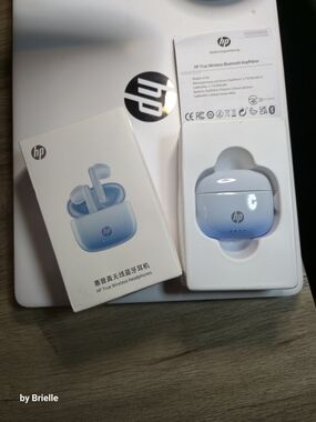 HP True Wireless Bluetooth Earbuds - Light Blue Gradient